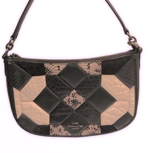 Coach Canyon Quilt Chelsea Exotic Leather Bag
